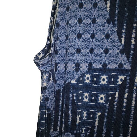 Coldwater Creek Sleeveless Blue Maxi Dress Womens Size Small Pockets Pre-Owned - Picture 8 of 11